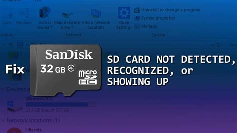 microSD Card is Not Recognized in Nint